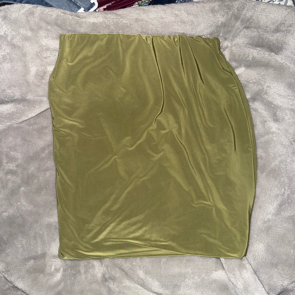 Olive Green Women's Skirt